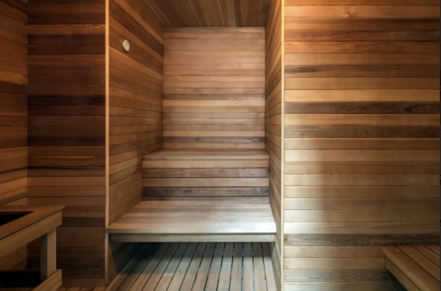 Sauna (and steam room not pictured)
