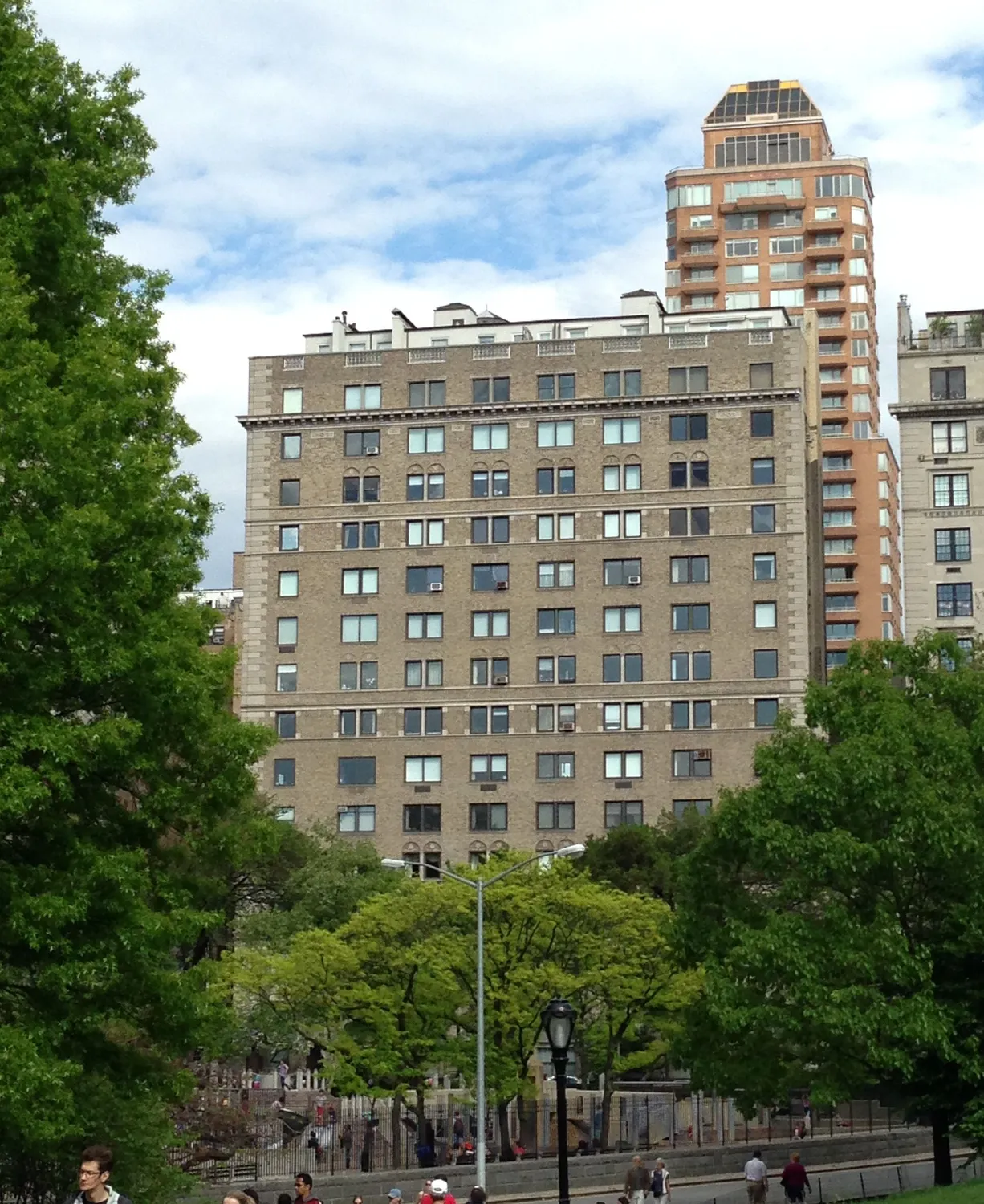 View of Building from Central Park 