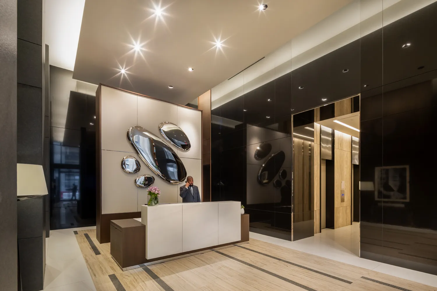 Art inspired Lobby.