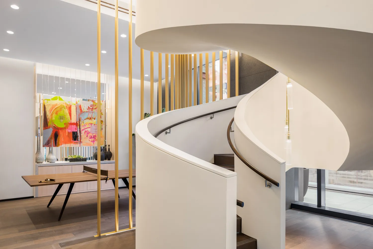 Entry to Amenities Space.