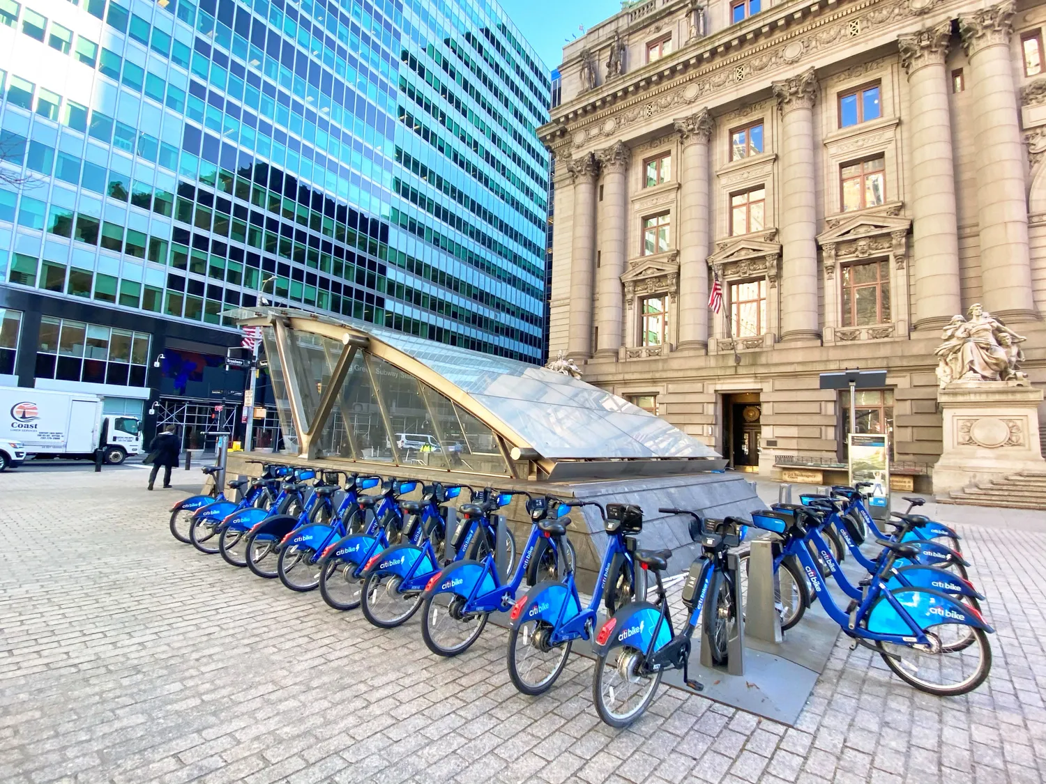 Citi Bike Station right next door