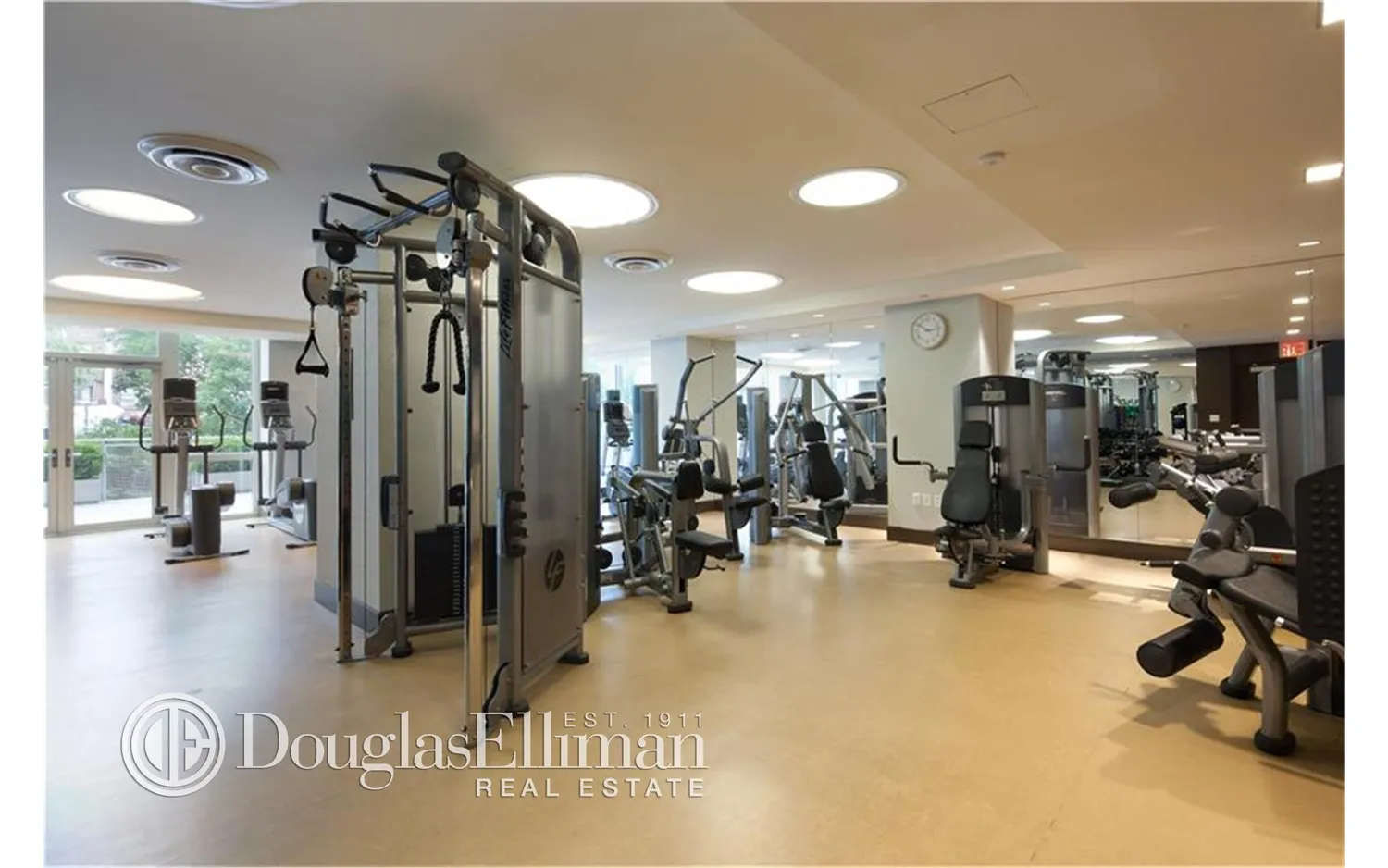 State of the art fitness center w/ terrace