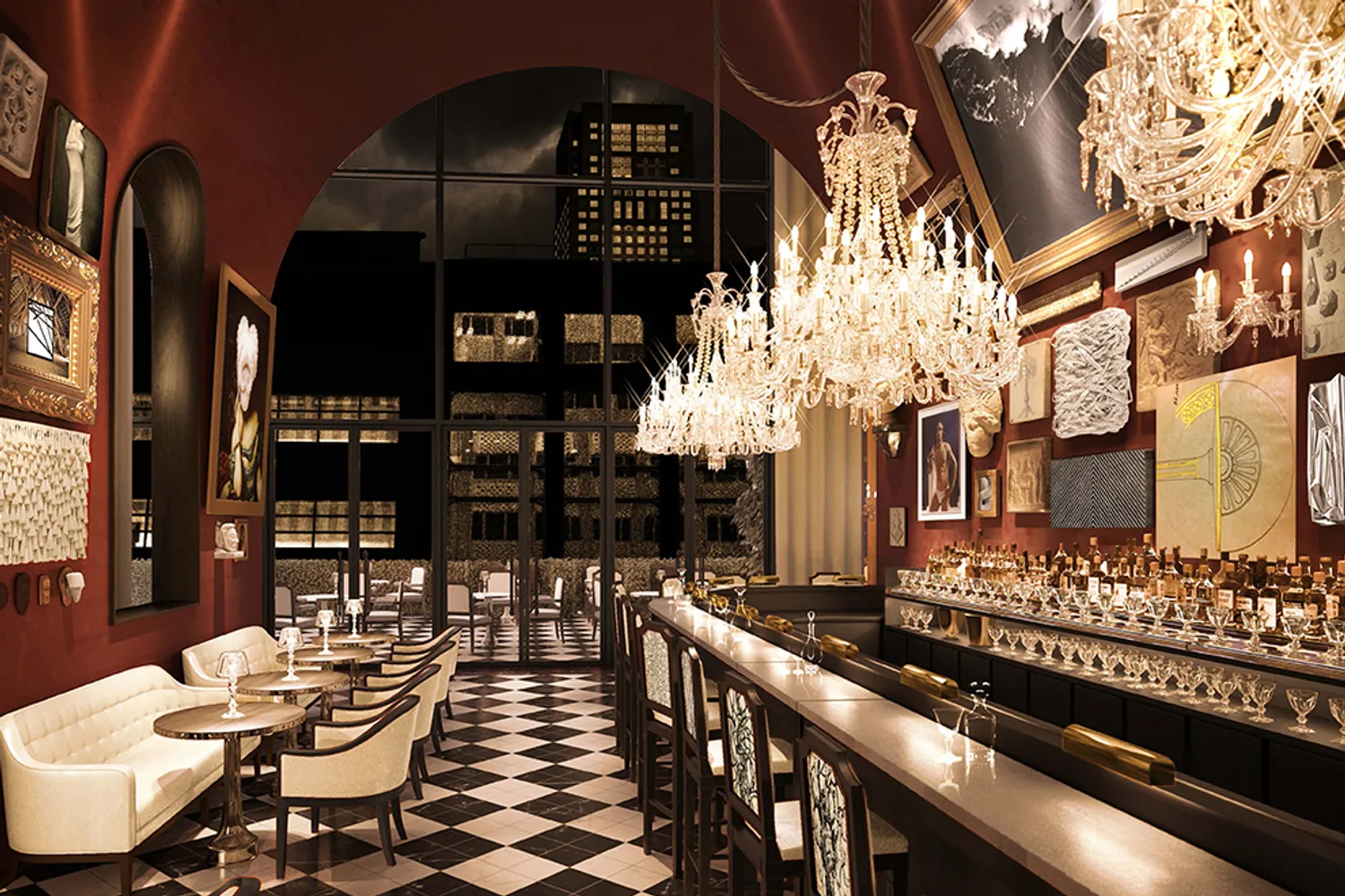 Hotel Bar designed by Gilles and Boissier