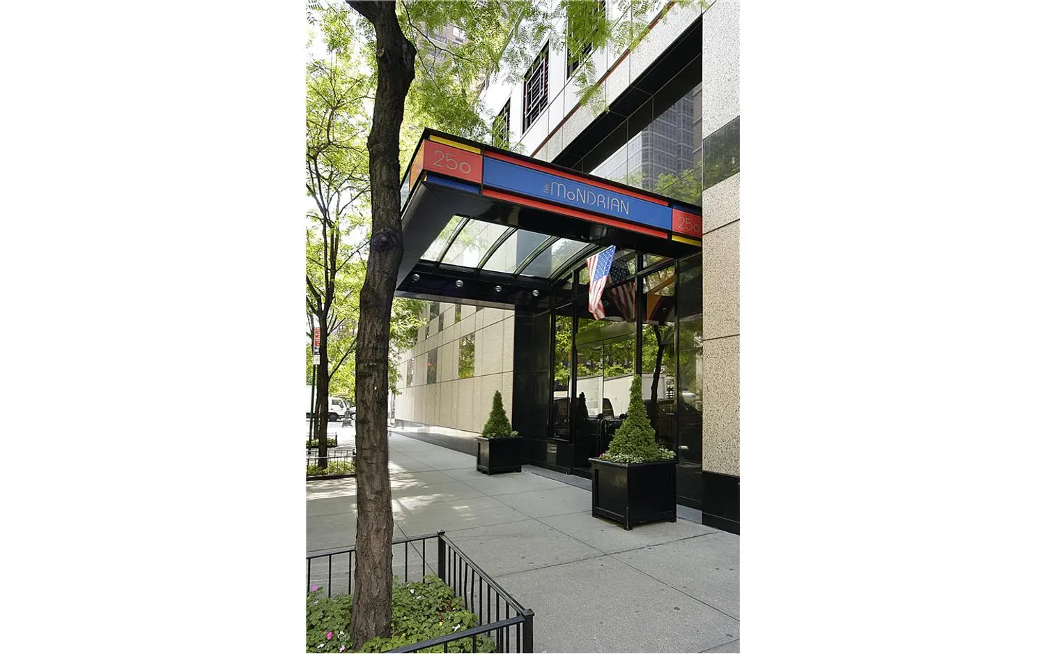 The Mondrian Condo Entrance - 250 East 54th Street