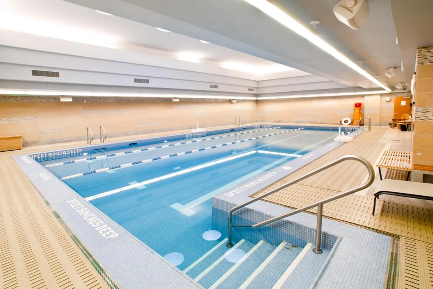 51-foot long swimming pool