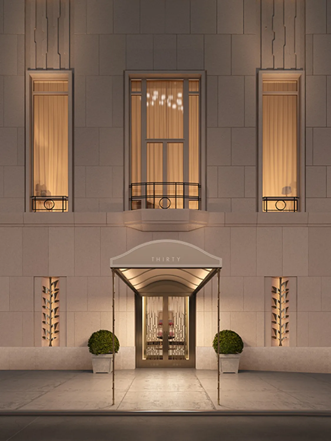 30 Park Place Residence Entrance