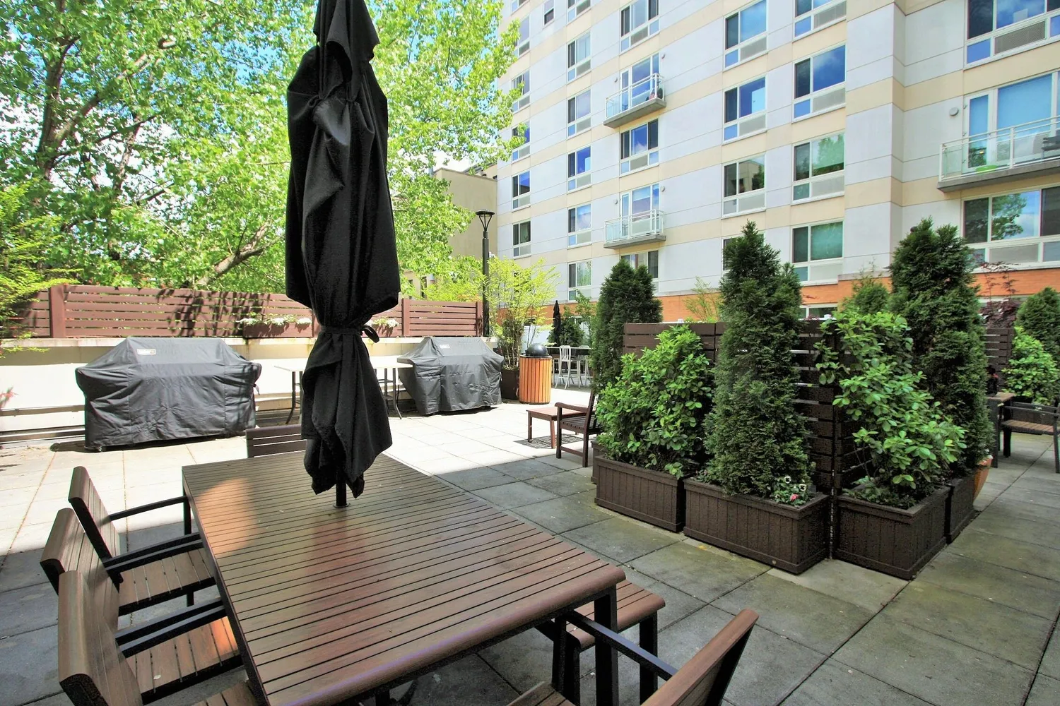 Common Patio with BBQ