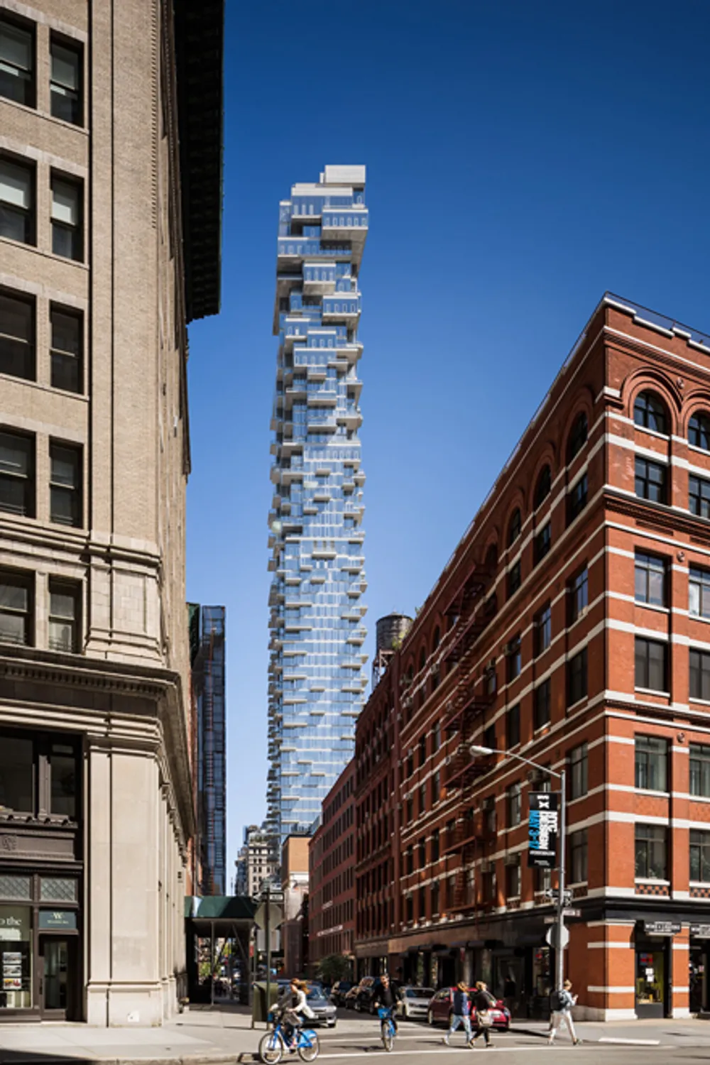 56 Leonard is a cascading 60-story icon