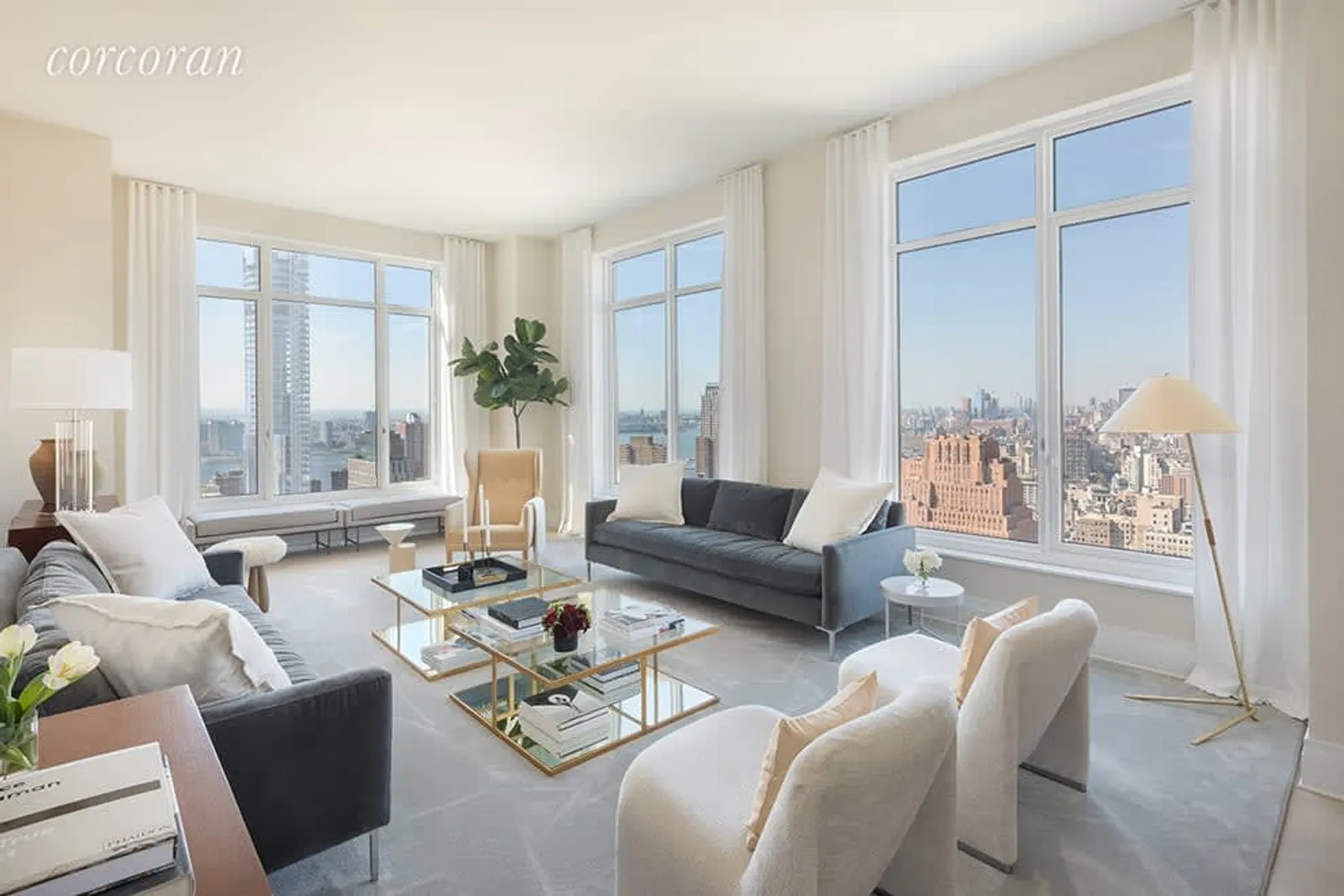 New York City Real Estate | View 30 Park Place, 51A | 3 Beds, 3 Baths | View 1