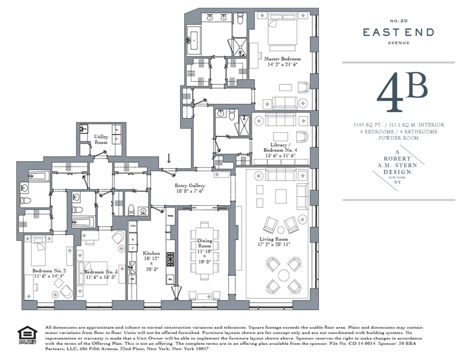 20 East End Avenue, 4B | floorplan | View 1