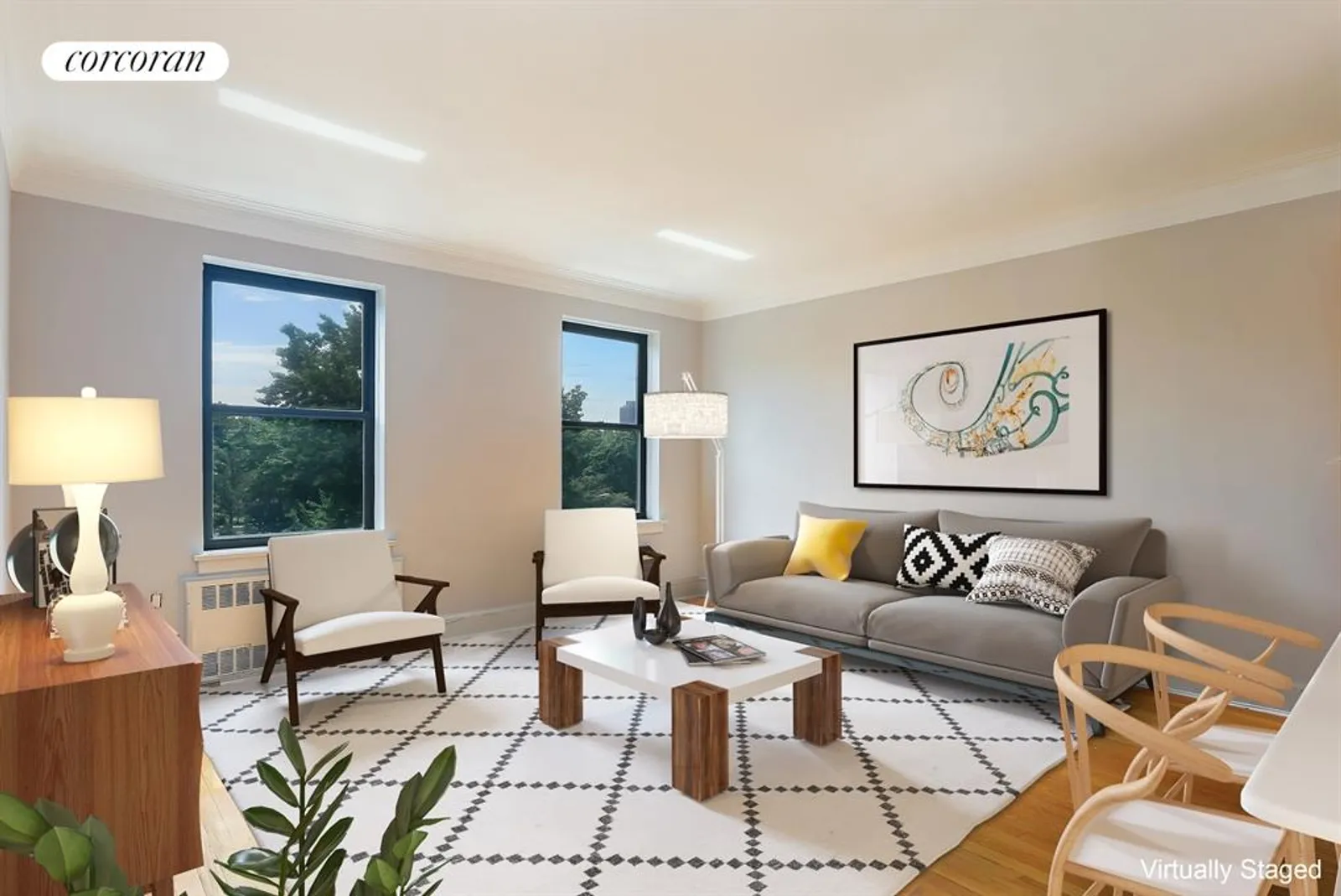 New York City Real Estate | View 407 Central Park West, 4C | 2 Beds, 1 Bath | View 1