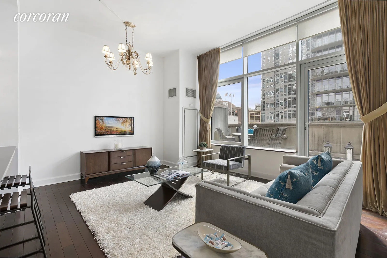 New York City Real Estate | View 243 West 60th Street, 7C | 1 Bed, 1 Bath | View 1