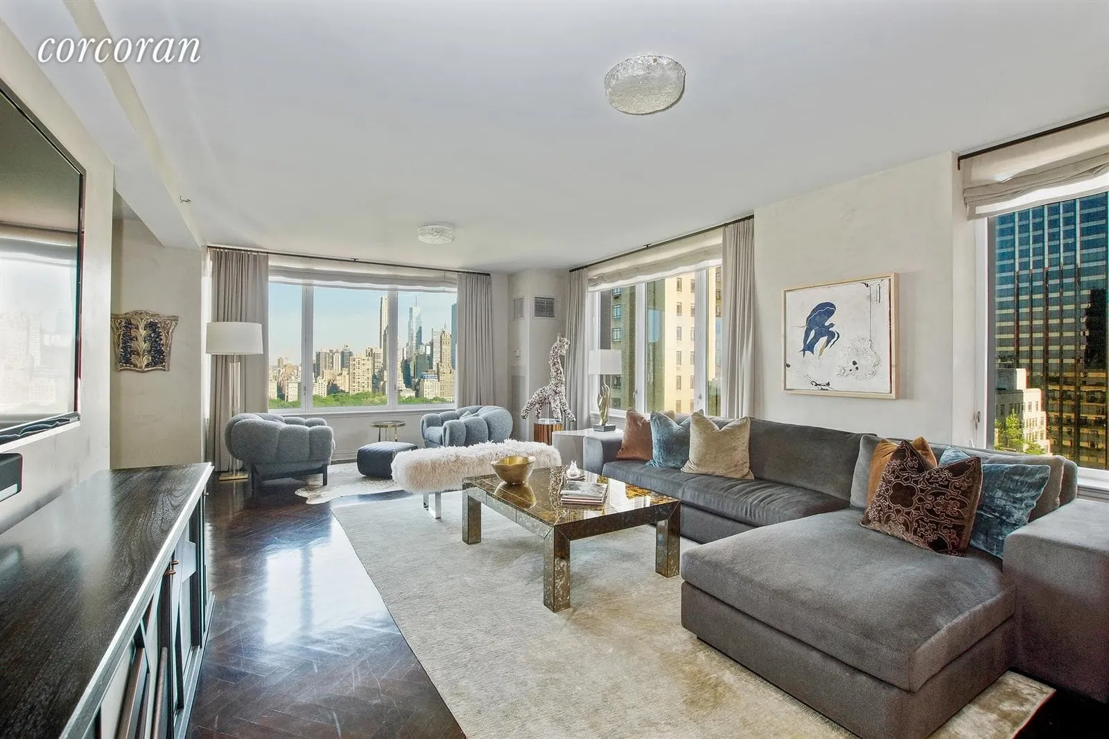 New York City Real Estate | View 15 West 63rd Street, 24B | 4 Beds, 4 Baths | View 1