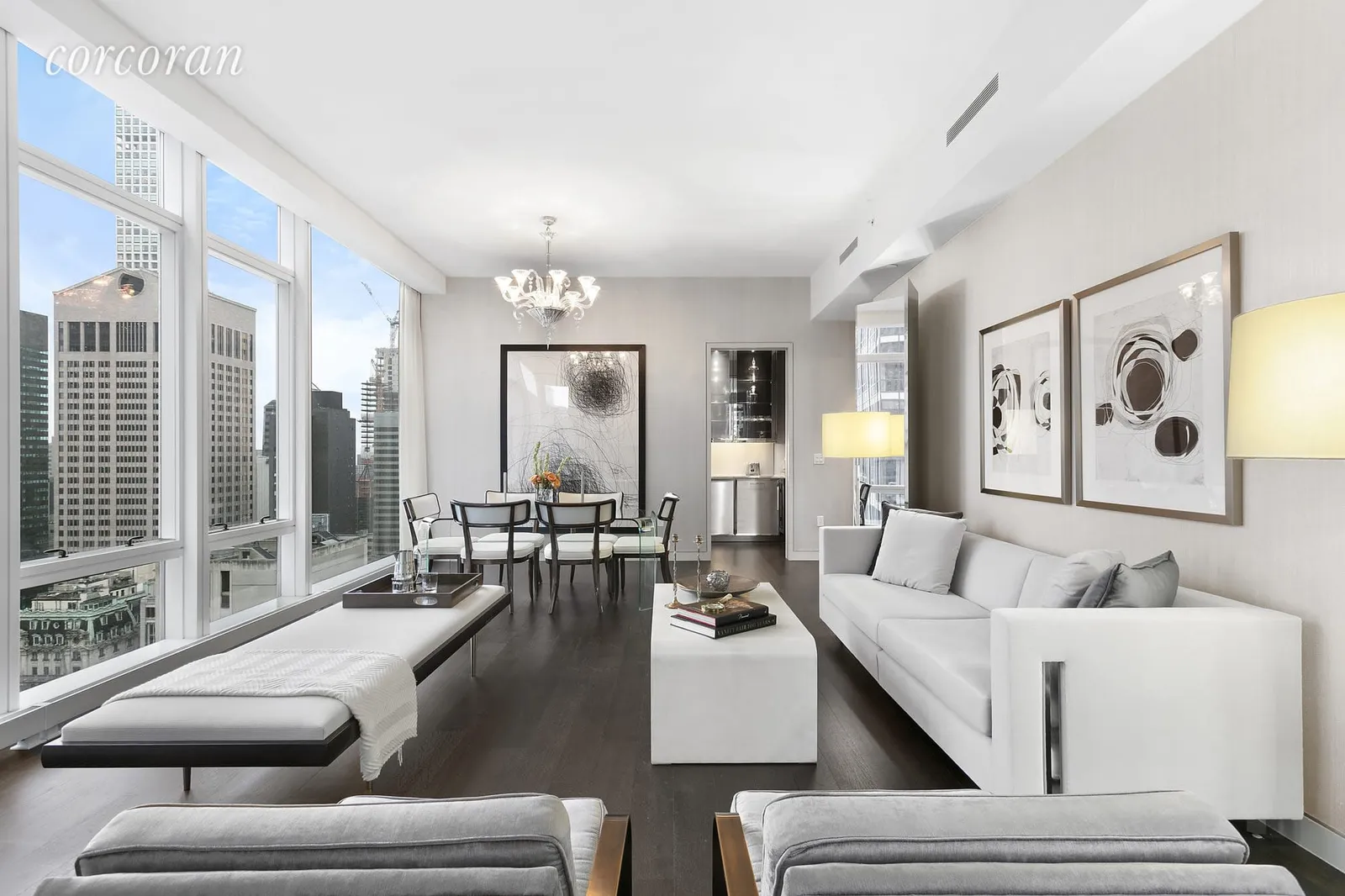 New York City Real Estate | View 20 West 53rd Street, 36B | 2 Beds, 2 Baths | View 1