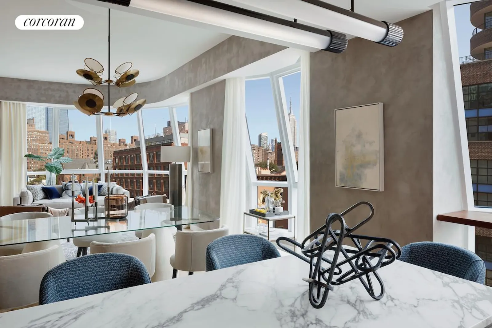 New York City Real Estate | View 515 West 18th Street, 619 | 3 Beds, 3 Baths | View 1