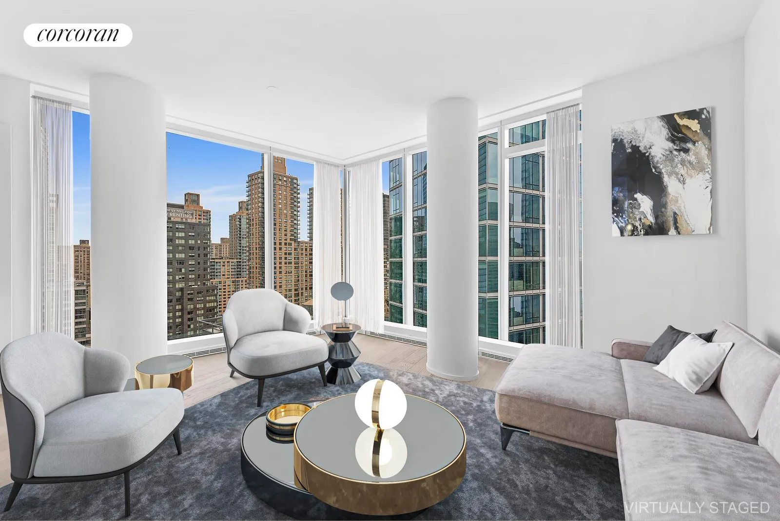 New York City Real Estate | View 30 Riverside Boulevard, 21H | 1 Bed, 1 Bath | View 1