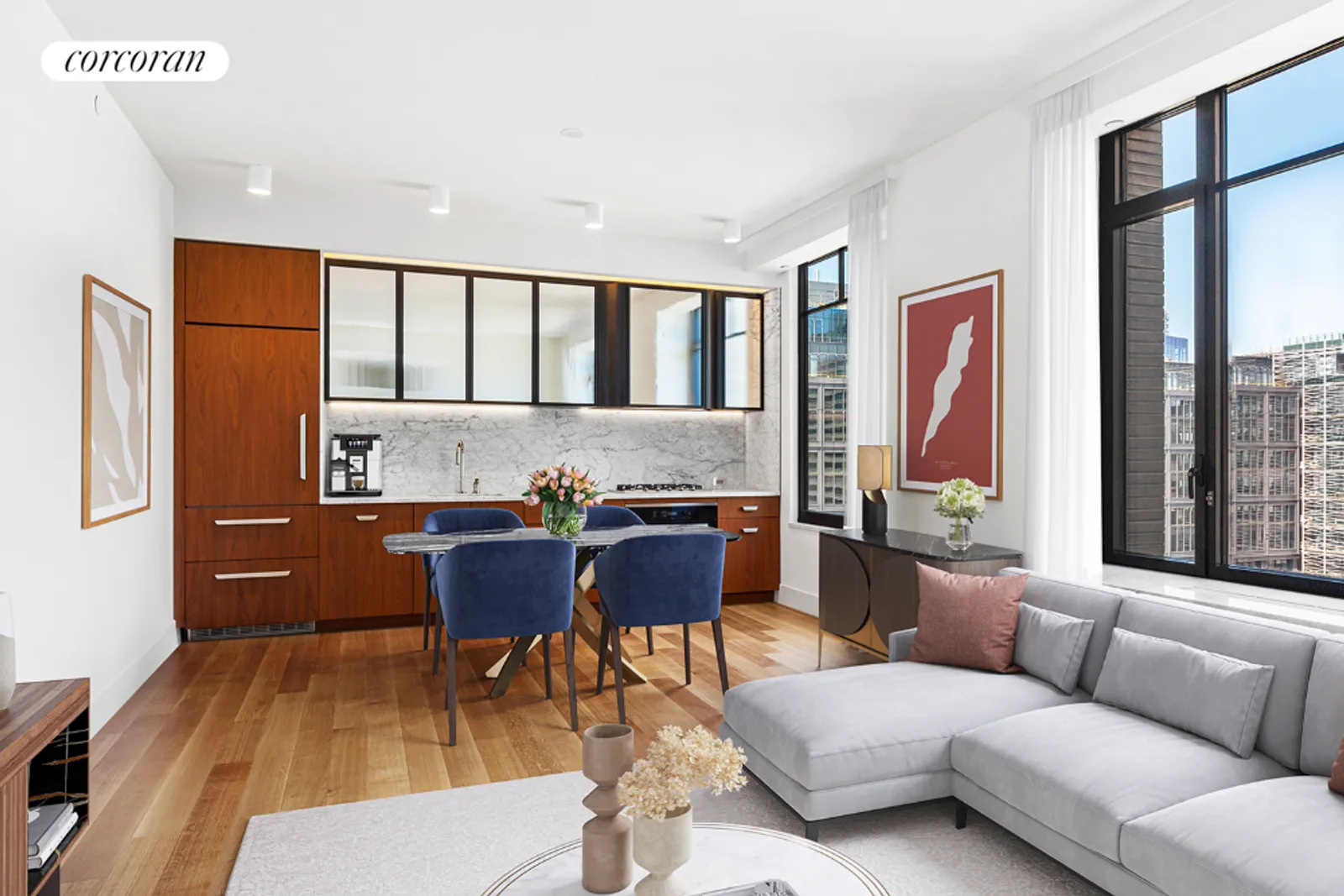 New York City Real Estate | View 110 Charlton Street, 19C | 1 Bed, 1 Bath | View 1