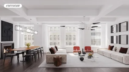 Homes in New York City | View 181 Hudson Street, Apt. 4bc | 3 Beds, 3 Baths