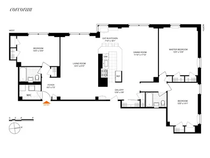 Homes for sale in Brooklyn | View 270 Jay Street, 14GH | 3 Beds, 2 Baths