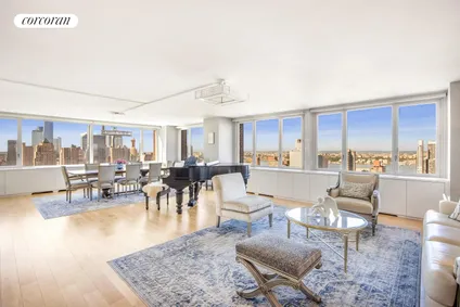 Homes for sale in New York | View 322 West 57th Street, 40U | 4 Beds, 3 Baths