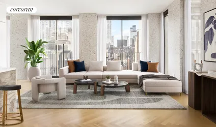 Homes for sale in New York | View 16 West 40th Street, 18C | 2 Beds, 2 Baths