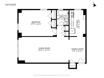 Homes for sale in Brooklyn | View 195 Adams Street, 14H | 1 Bed, 1 Bath