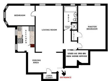 Homes for sale in Queens | View 85-10 34th Avenue, 521 | 2 Beds, 1 Bath