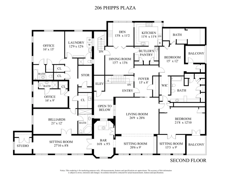 206 Phipps Plaza | floorplan | View 19