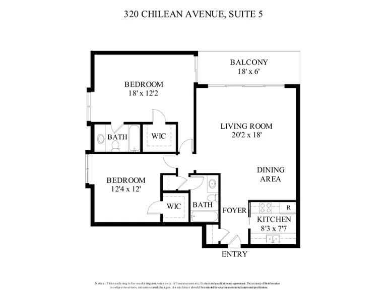 320 Chilean Avenue #5 | floorplan | View 7