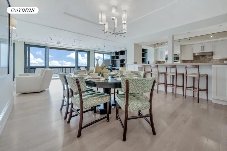 New York City Real Estate | View 2660 South Ocean Boulevard 601N | Dining Area | View 2