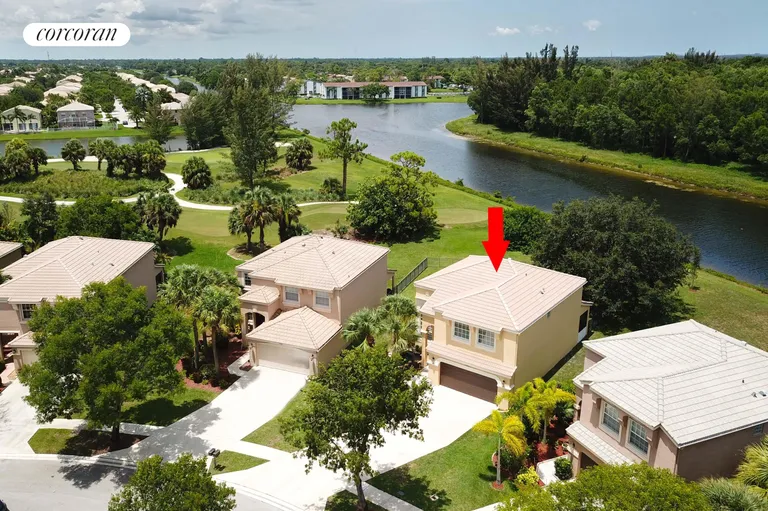 New York City Real Estate | View 1132 Oakwater Drive | Side Aerial | View 3