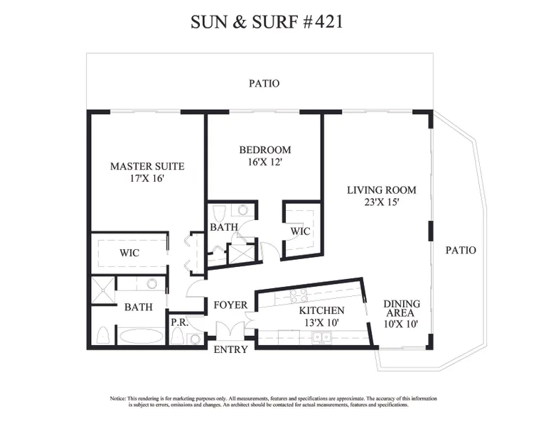 100 Sunrise Avenue #421 | floorplan | View 10