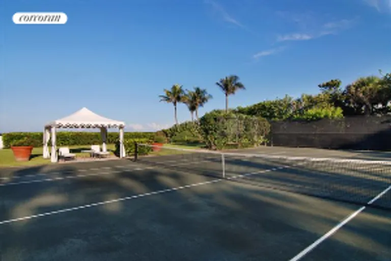 New York City Real Estate | View Fatio Oceanfront Masterpiece | Tennis Court and Pavilion | View 9