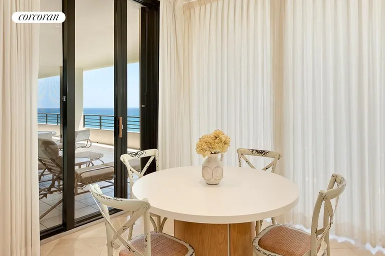 New York City Real Estate | View 3100 South Ocean Blvd 705-S | Breakfast room | View 5