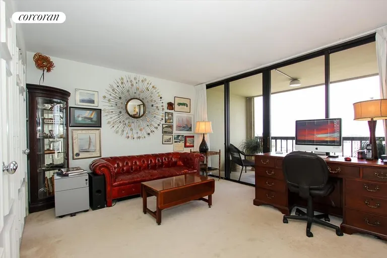 New York City Real Estate | View 400 North Flagler Drive #PH-A5 | Guest room/ Den and Balcony | View 6