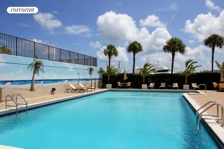 New York City Real Estate | View 400 North Flagler Drive #PH-A5 | Pool Area | View 10