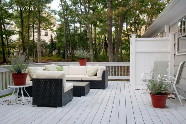 New York City Real Estate | View 183 Water Mill Towd Road | outdoor deck | View 13