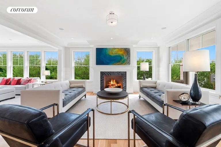 New York City Real Estate | View  | Black Marble Surround Fireplace | View 8