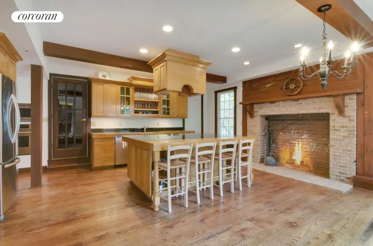 New York City Real Estate | View  | Country Kitchen with Fireplace | View 3