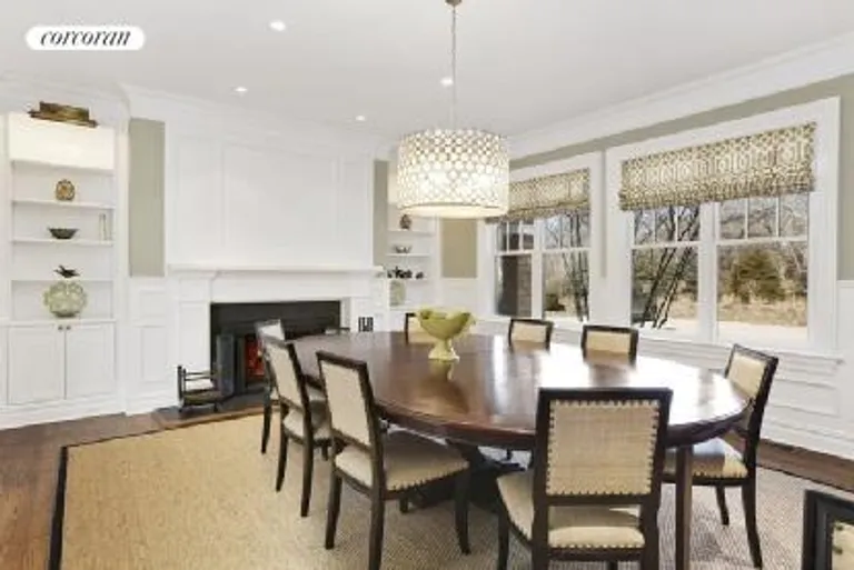 New York City Real Estate | View  | Dining Room with Fireplace | View 6