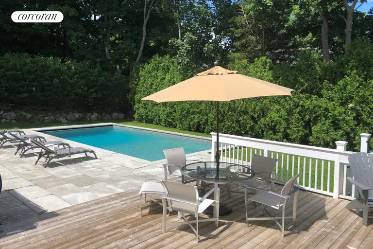 New York City Real Estate | View 32 Eastville Avenue | Pool with deck | View 6