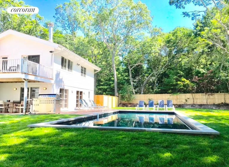 New York City Real Estate | View 62 Turtle Cove Drive | Secluded Outdoor Entertaining Area | View 11
