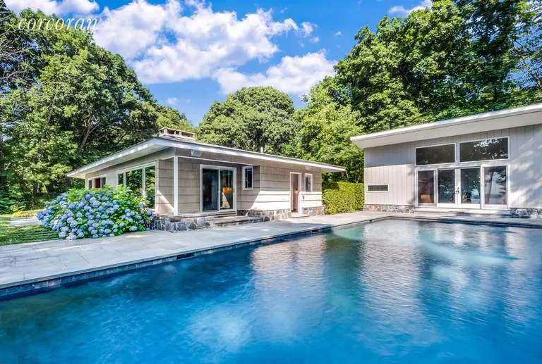 New York City Real Estate | View 27 Dinah Rock Road | Pool and Guest House | View 2