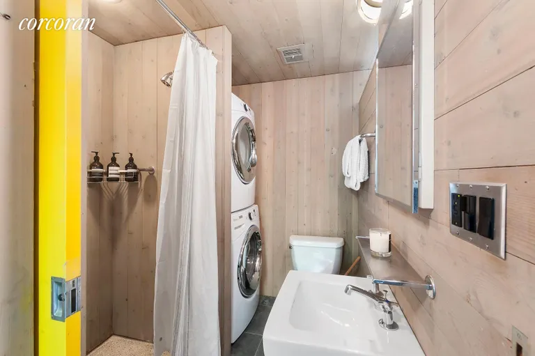 New York City Real Estate | View 19 Northwest Landing Road | Bathroom and Laundry | View 10