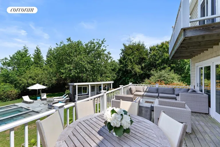 New York City Real Estate | View  | Spacious deck/ fire pit seating | View 8