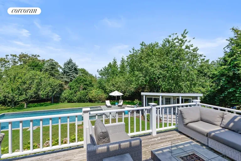 New York City Real Estate | View  | Deck overlooking pool | View 13