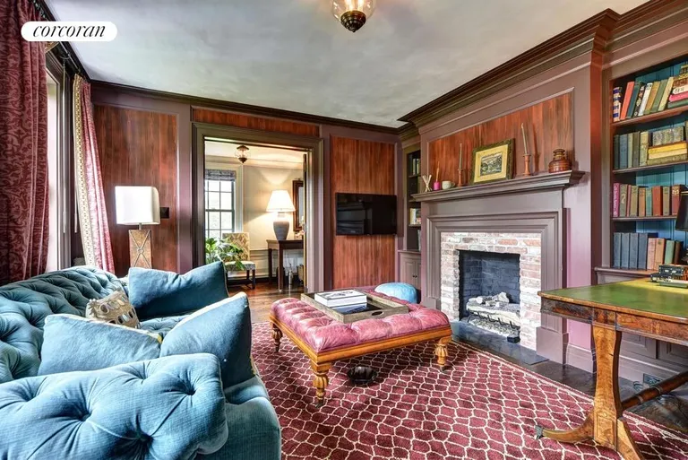 New York City Real Estate | View  | den with fireplace | View 6