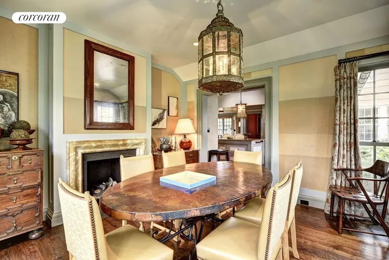 New York City Real Estate | View  | breakfast room with fireplace | View 11