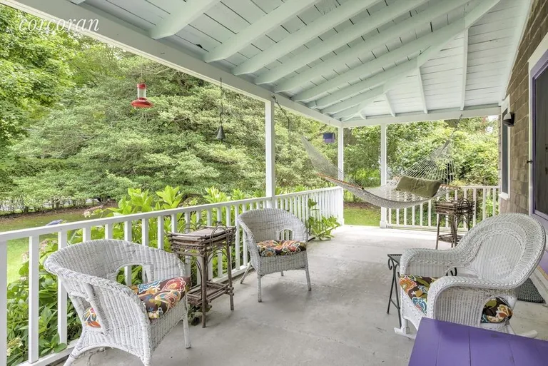 New York City Real Estate | View 53 N. Cartwright Road | covered front porch | View 2