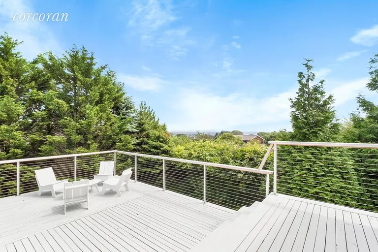 New York City Real Estate | View Montauk | large deck off master bedroom with ocean view | View 7